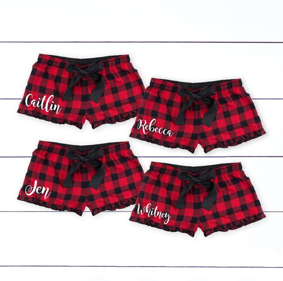 womens flannel boxers