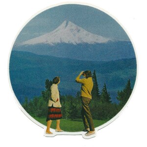 Sticker Set of 2 or individual: Portland Series Mt. Hood