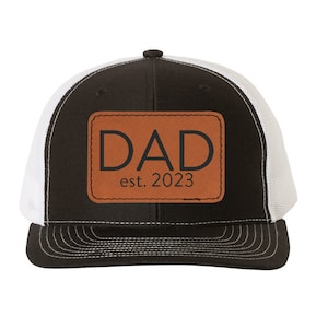 Papá estableció 2025 sombrero Snapback Richardson Trucker Hat, sombrero de papá, regalo del Día del Padre de los niños, regalo para papá, sombrero de vida de papá, vida de papá de cuero
