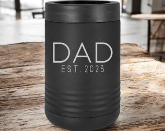 Personalized Stainless Steel Can Cooler: Engraved Insulated Drink Holder