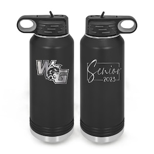 Graduation Class of 2025, Seniors 2025, Back to School Water Bottle, Class of 2024, Graduation Bottle, Personalized Graduation Gift