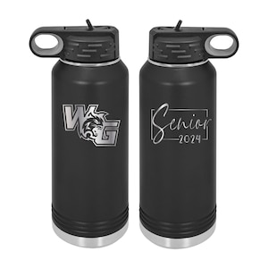 Graduation Class of 2025, Seniors 2025, Back to School Water Bottle, Graduate Gift, Class of 2025, Graduation Bottle, Graduation Gift