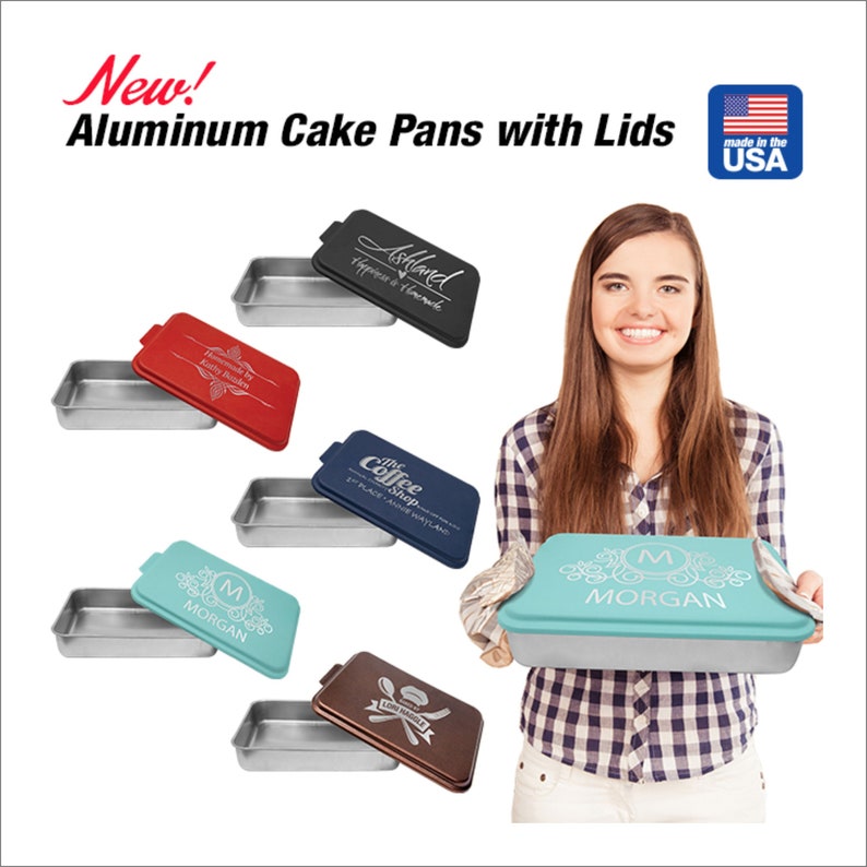Grandmas Kitchen Personalized Cake Pan Baking Gift Funny Baking Pan For Baker Pastry Chef Gift Idea Personalized Engraved Baking Dish