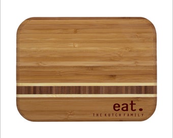 Personalized Slate & Wood Cutting Board, Charcuterie Board, Wedding Gift, Wood Anniversary, Housewarming, Serving Tray, Cheese Board