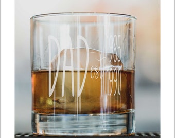 Vaso de whisky personalizado, regalo para papá primerizo, anuncio de embarazo