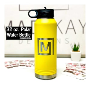 Bulk Water Bottle, Team Water Bottle Gift, Business Corporate Logo Water Bottle, 32 ounce, Bulk Discount, End of Quarter Gift, Team Sports