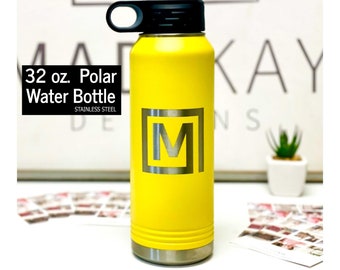 Bottiglia d'acqua in acciaio inossidabile da 32 once: regalo personalizzato con logo aziendale