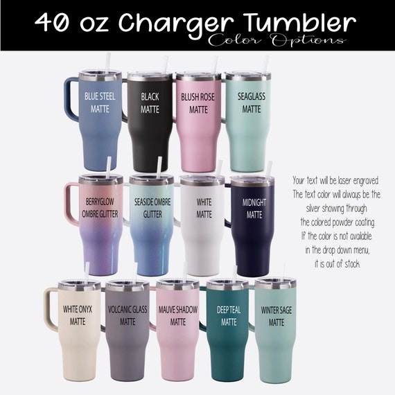 40 Oz Vacuum Insulated Personalized Tumbler Perfect Temp for Hours