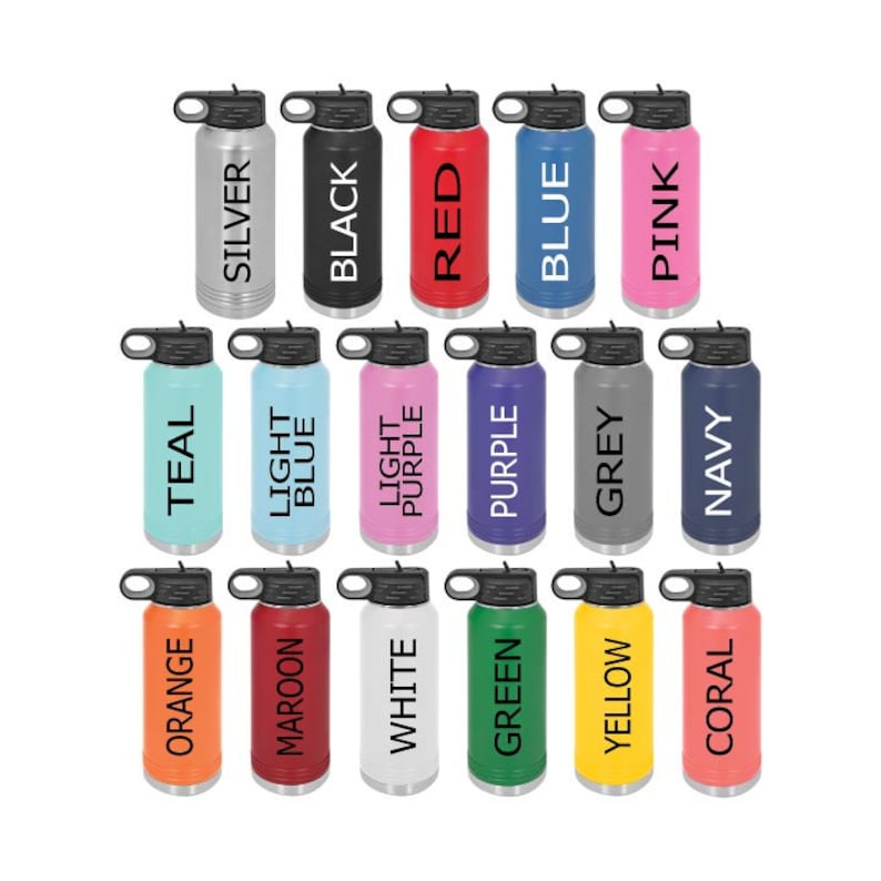 Bulk Water Bottle Custom Logo Team Water Bottle Business Etsy