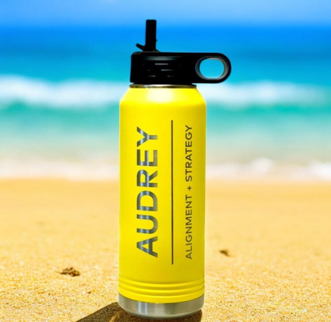 Personalized Water Bottle: Custom Laser Engraved Stainless Steel ...