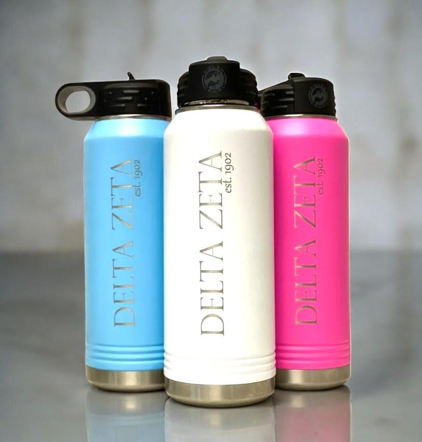 Personalized Water Bottle, Laser Engraved Stainless Steel Tumbler ...