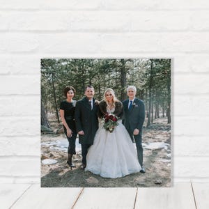 Personalized Anniversary Photo Print: Custom Names & Date