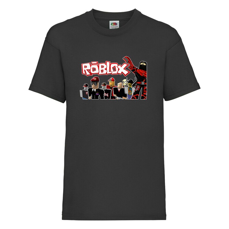 Roblox characters Life Kids Online Gamers Cartoon Boys Girls Birthday gift T shirt