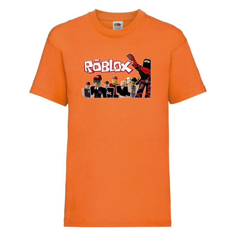 Roblox characters Life Kids Online Gamers Cartoon Boys Girls Birthday gift T shirt