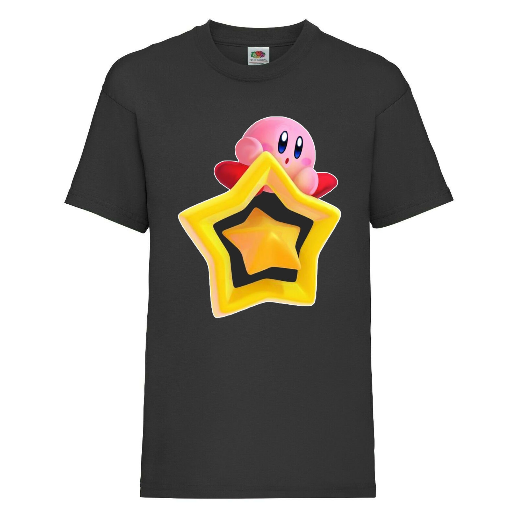 Kirby Video Games Cartoon Art Funny Kids Unisex Boy Girl Tshirt