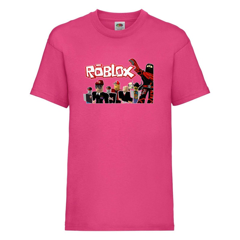 Roblox characters Life Kids Online Gamers Cartoon Boys Girls Birthday gift T shirt