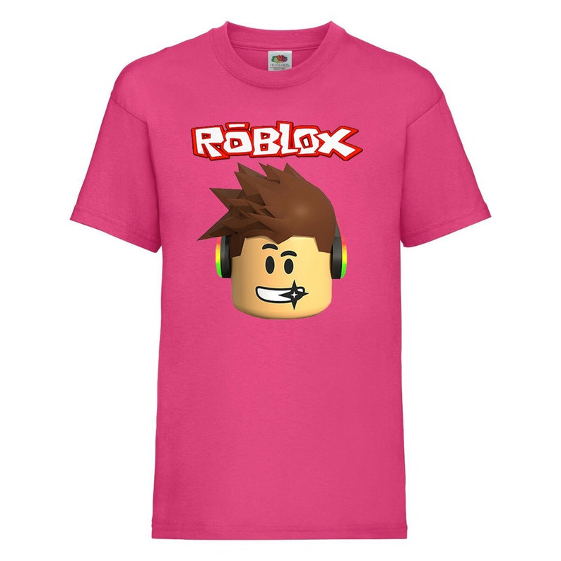 Roblox Face Characters Gamer Kids Gamer Cartoon Boys Girls Birthday