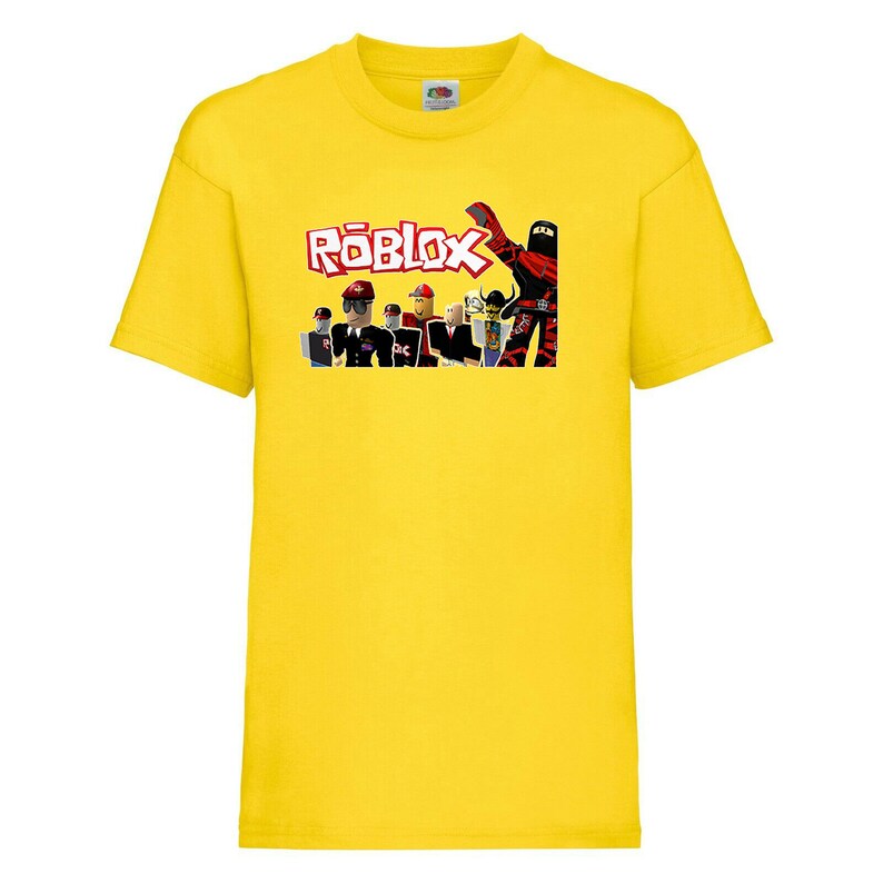 Roblox characters Life Kids Online Gamers Cartoon Boys Girls Birthday gift T shirt