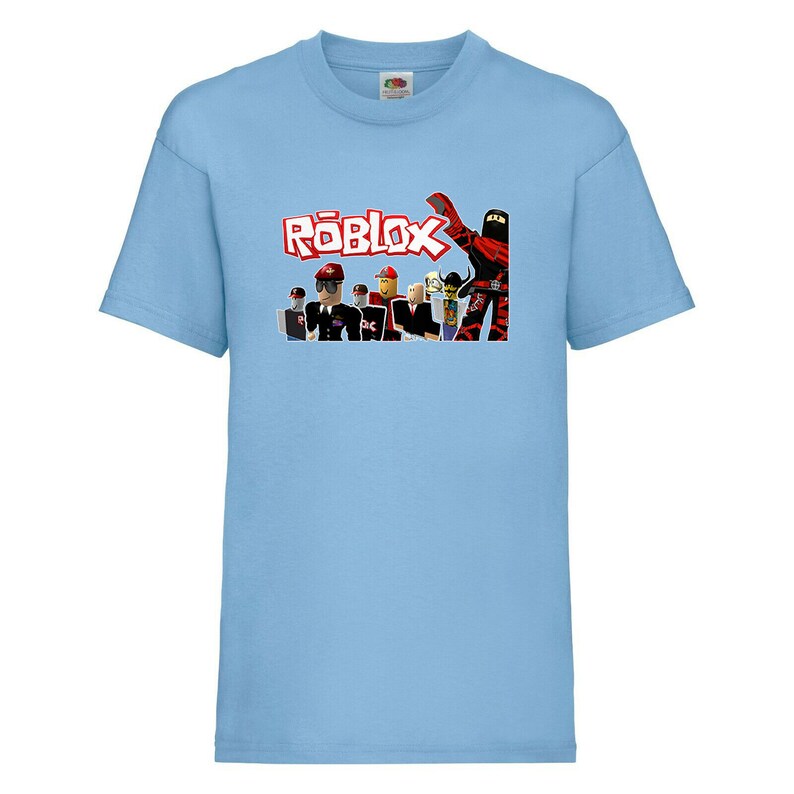 Roblox characters Life Kids Online Gamers Cartoon Boys Girls Birthday gift T shirt