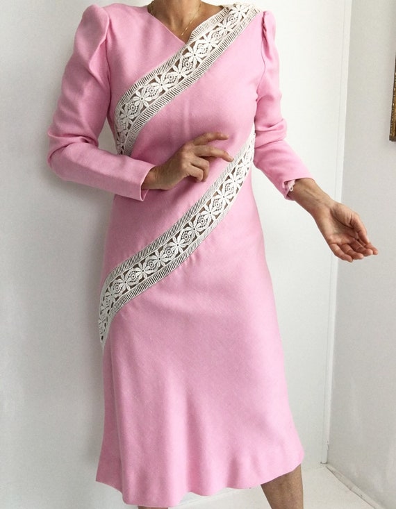 Collectors Piece! Vintage Original Travilla Pink B