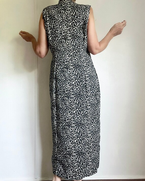 Vintage Animal Print Dress, Vintage Cheetah Print… - image 9