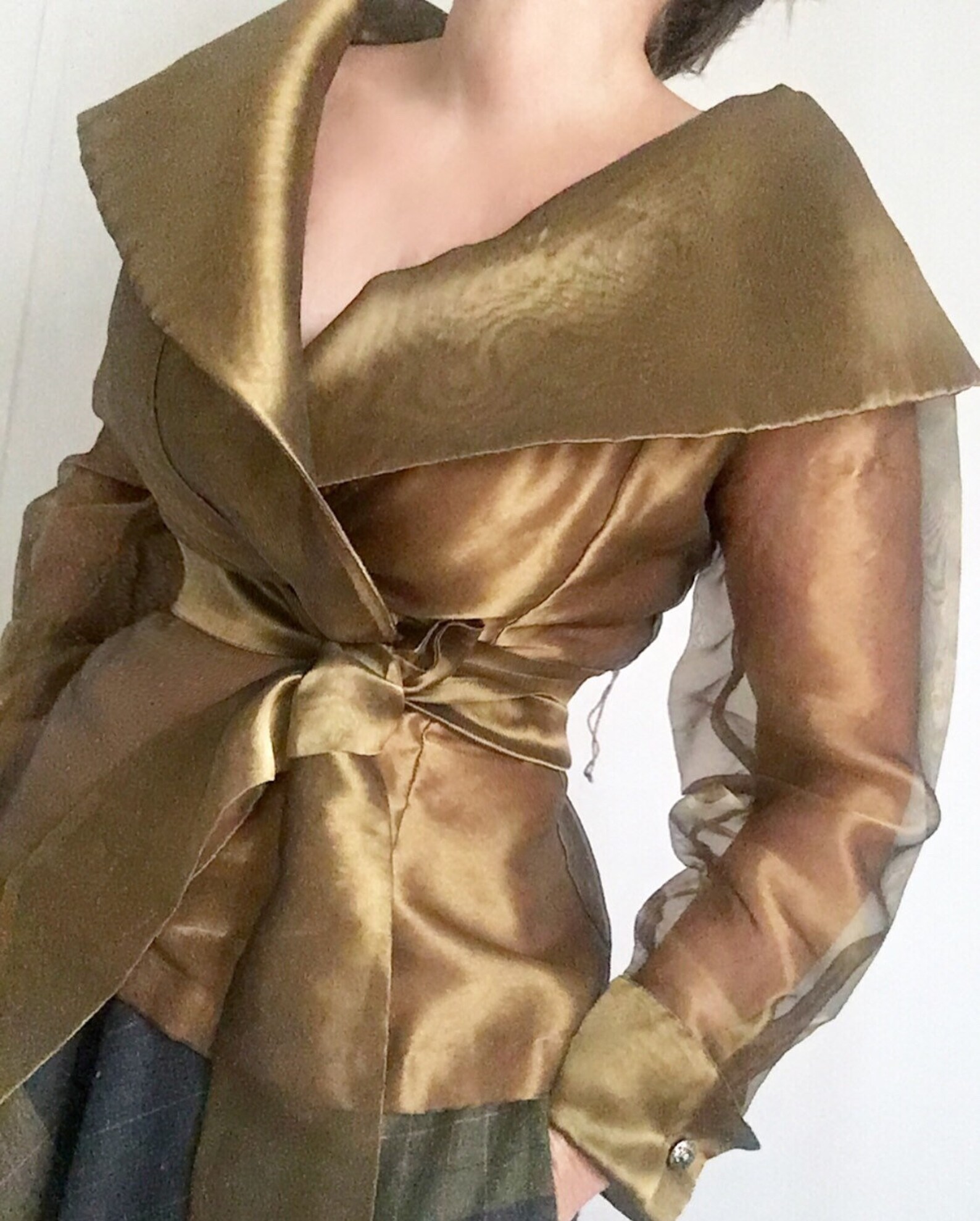 wrap around blouse