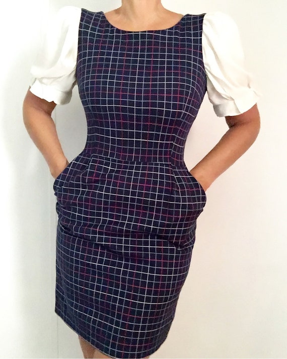 Vintage Tommy Hilfiger Checked Sleeveless Tartan … - image 2