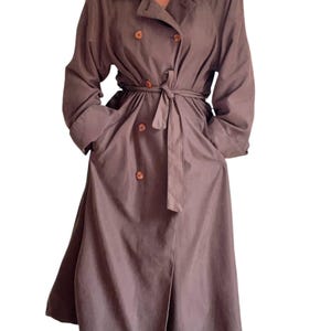 Vintage Fall Perfect Brown Trenchcoat, Vintage Belted Trenchcoat, Vintage Women’s Brown Coat, Vintage BeltedCoat Office Casual