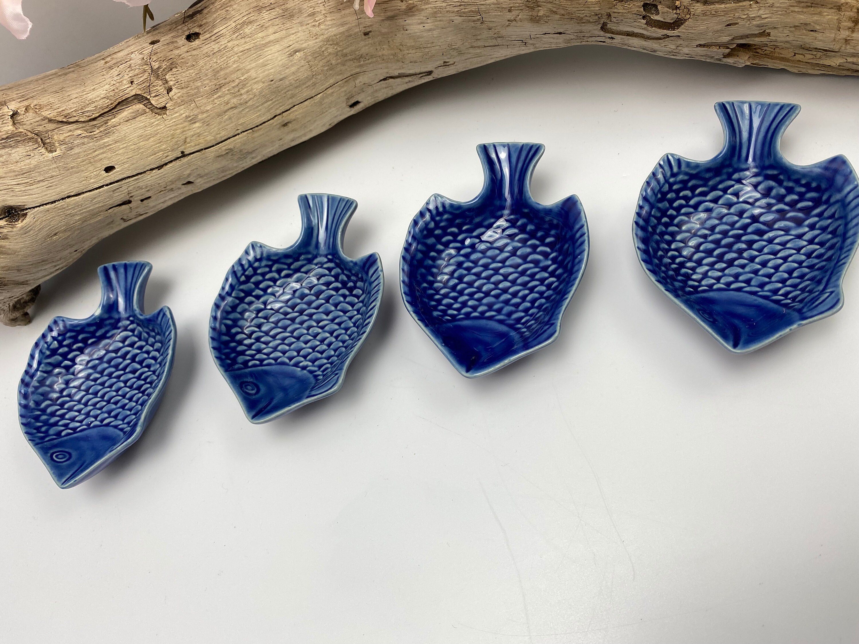 Mini Fish Dish Ceramic Set of 4 Etsy