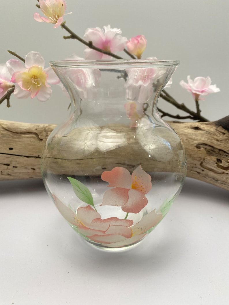 Pasabahce Glass Vase / Turkish Glassware / Home Decor Etsy