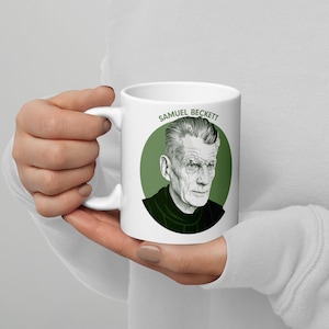 Samuel Beckett - Cameo Mug  | Author Mug | Literary Mug | Irish Literature | Writer Gift | Teacher Gift