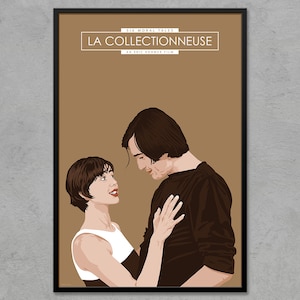 La Collectionneuse (1967) - Éric Rohmer - Classic Movie Poster | Retro Film Poster | French | Movie Lover Gift | Home Theater Decor