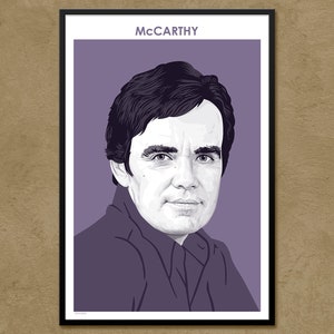 Cormac McCarthy - Author Poster | Literary Poster | Writer Gift | Teacher Gift | Southern Gothic | Classroom Decor | Modern Home Decor