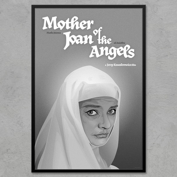 Mother Joan of the Angels (1961) - Classic Movie Poster | Retro Film Poster | Horror Movie | Polish FIlm | Home Theater Decor