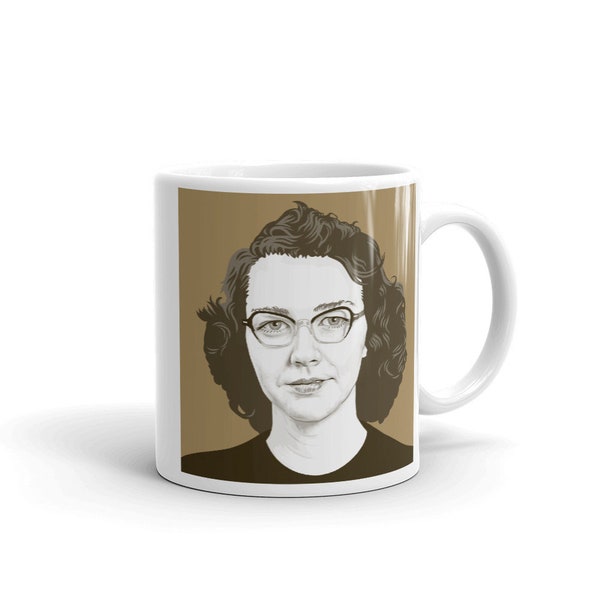 Flannery O'Connor - Author Quote Mug | Literary Quote Mug | Teacher Gift | Writer Gift | Bookish GIft