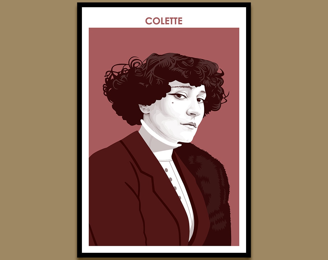 Colette - Author Poster | Literary Poster | Writer Gift | Teacher Gift ...