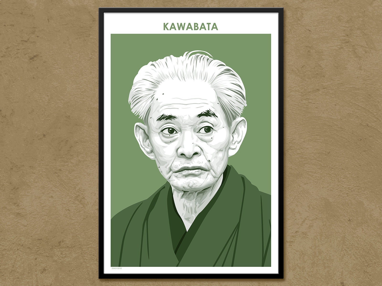 Yasunari Kawabata Auteur Affiche daffiches littéraires littérature ...