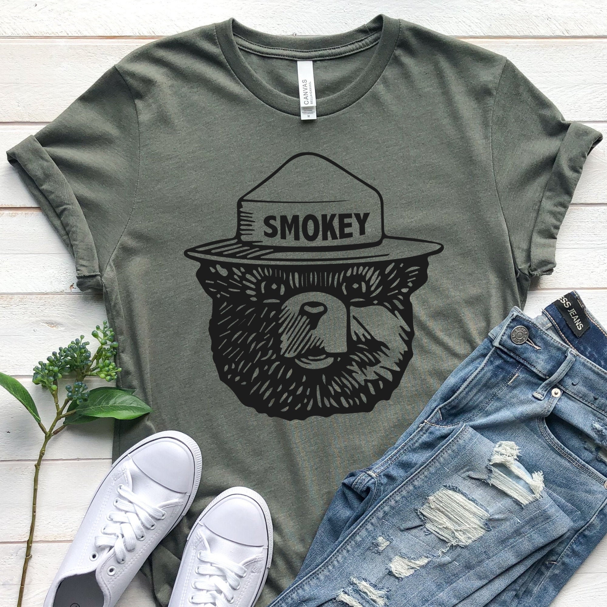 Smokey bear t shirts vintage Clearance
