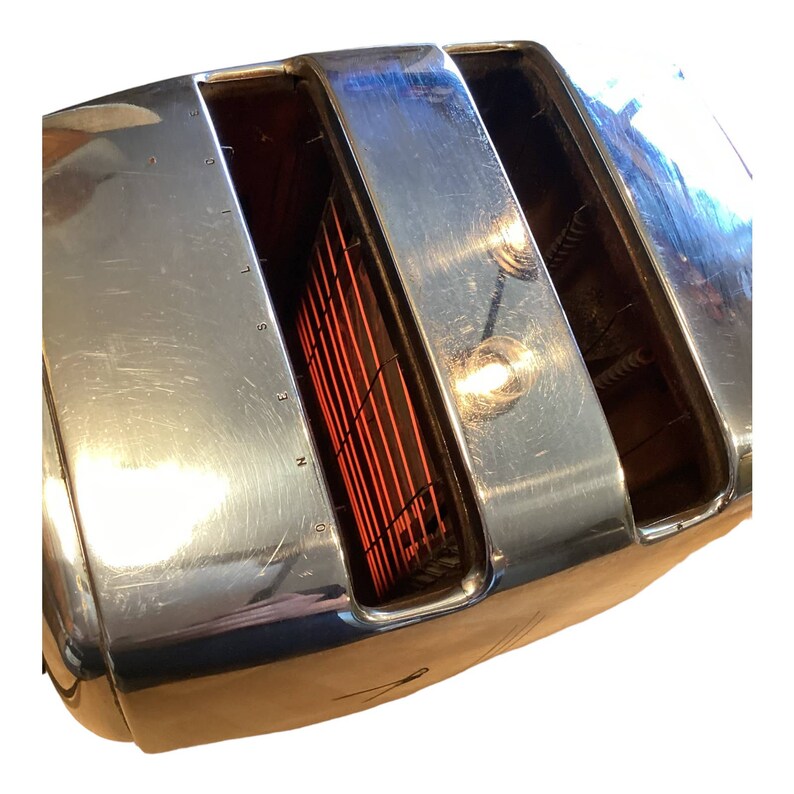 Vintage Mid Century Sunbeam T20A Chrome 2 Slot Electric Etsy