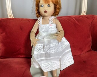 Kish Riley Tonner Betsy McCall 7.5” 8” Doll Outfit ONLY Dress White Pink