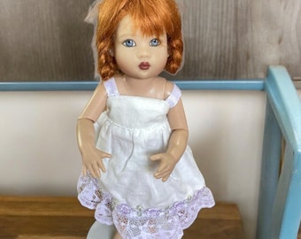 Kish Riley Tonner Betsy McCall 7.5” 8” Doll Outfit ONLY Dress White Purple