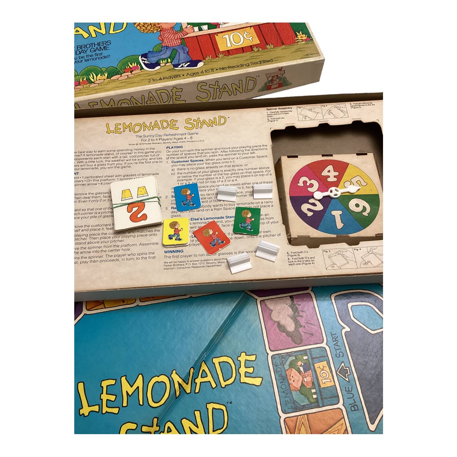 Vintage Lemonade Stand Game Parker Brothers 1979 100 Complete Etsy