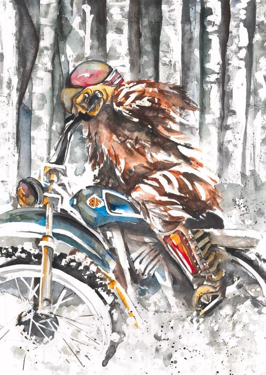 Big Foot Rider Hairy Rider, Bigfoot Series - Etsy