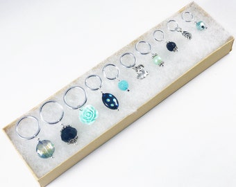 Stitch Markers for Knitting Owl Stitch Marker Set Assorted Sizes