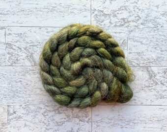 Hand Dyed Wool Roving Gotland Wool #112