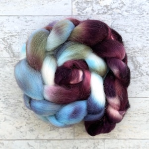Hand Dyed Wool Roving - Corriedale Cross Wool - #CX285