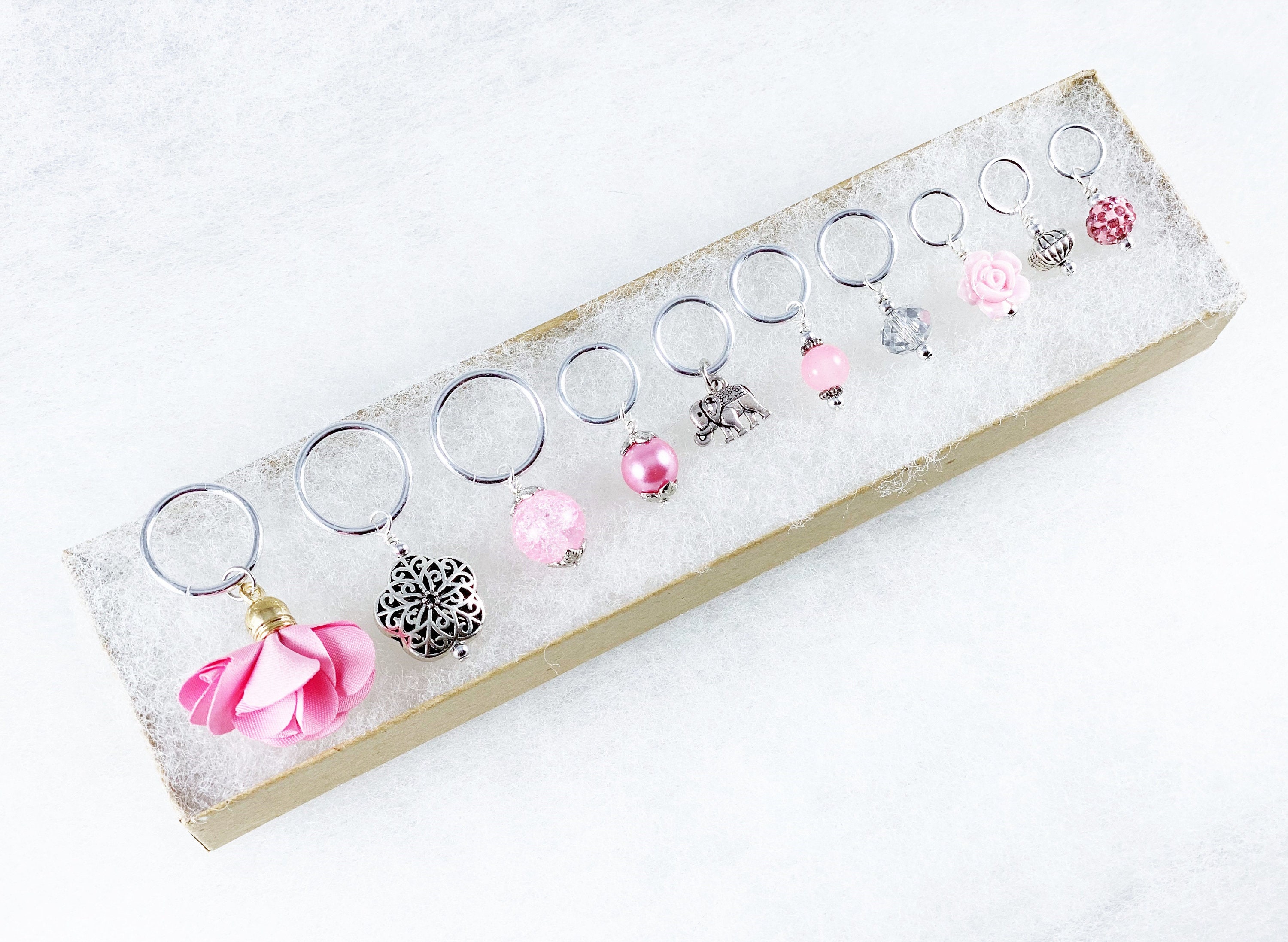 Stitch Markers for Knitting Owl Stitch Marker Set Assorted Sizes