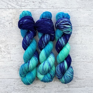 Yeti Hand Dyed Yarn - Superwash Merino - Sport Weight - #BB121