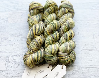 Siren Hand Dyed Yarn - SW Merino and Tencel - Fingering/Sock Weight - #CC101