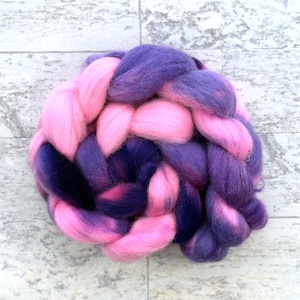 Hand Dyed Wool Roving - Corriedale Cross Wool - #CX280